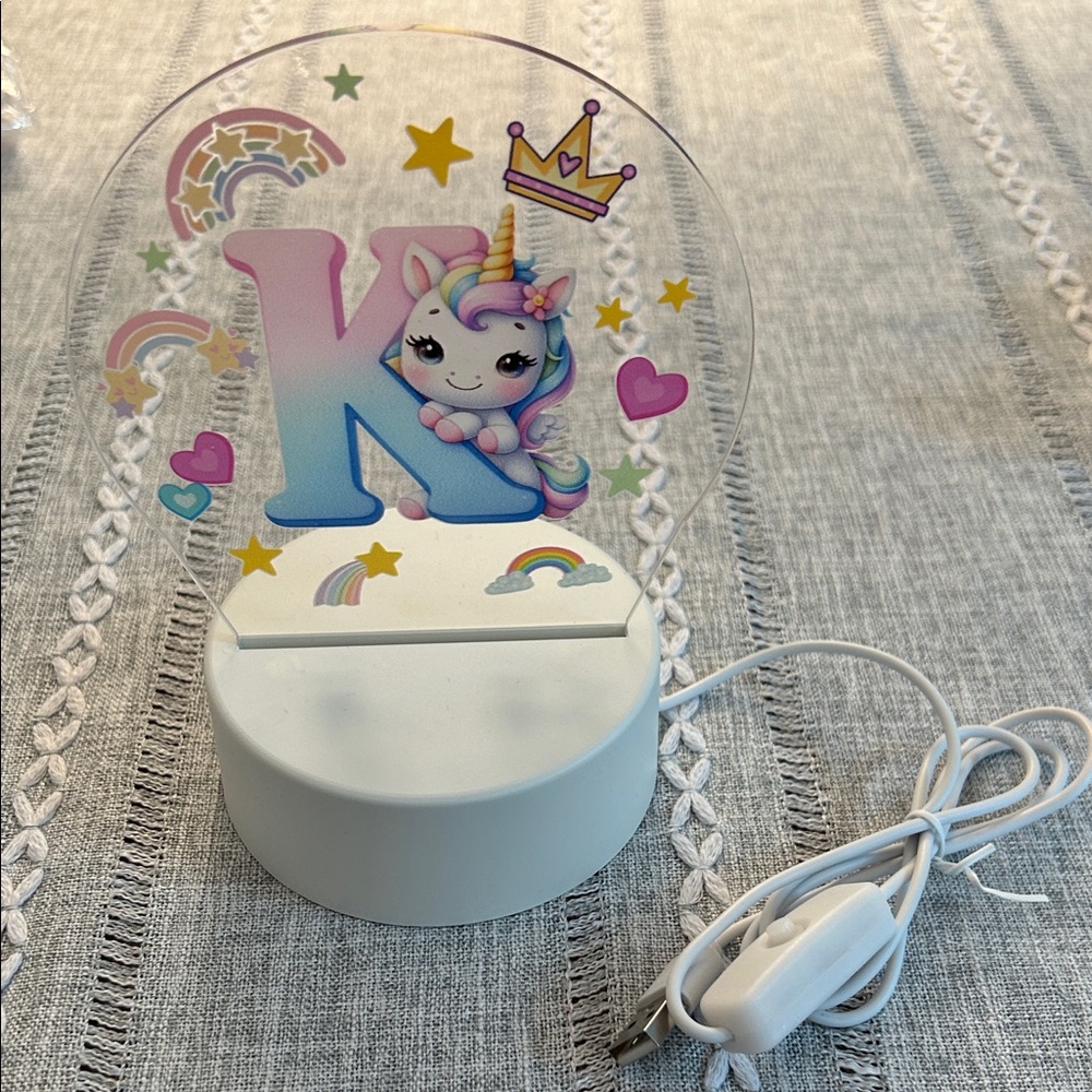 Unicorn Night Light for Kids - Multicolor